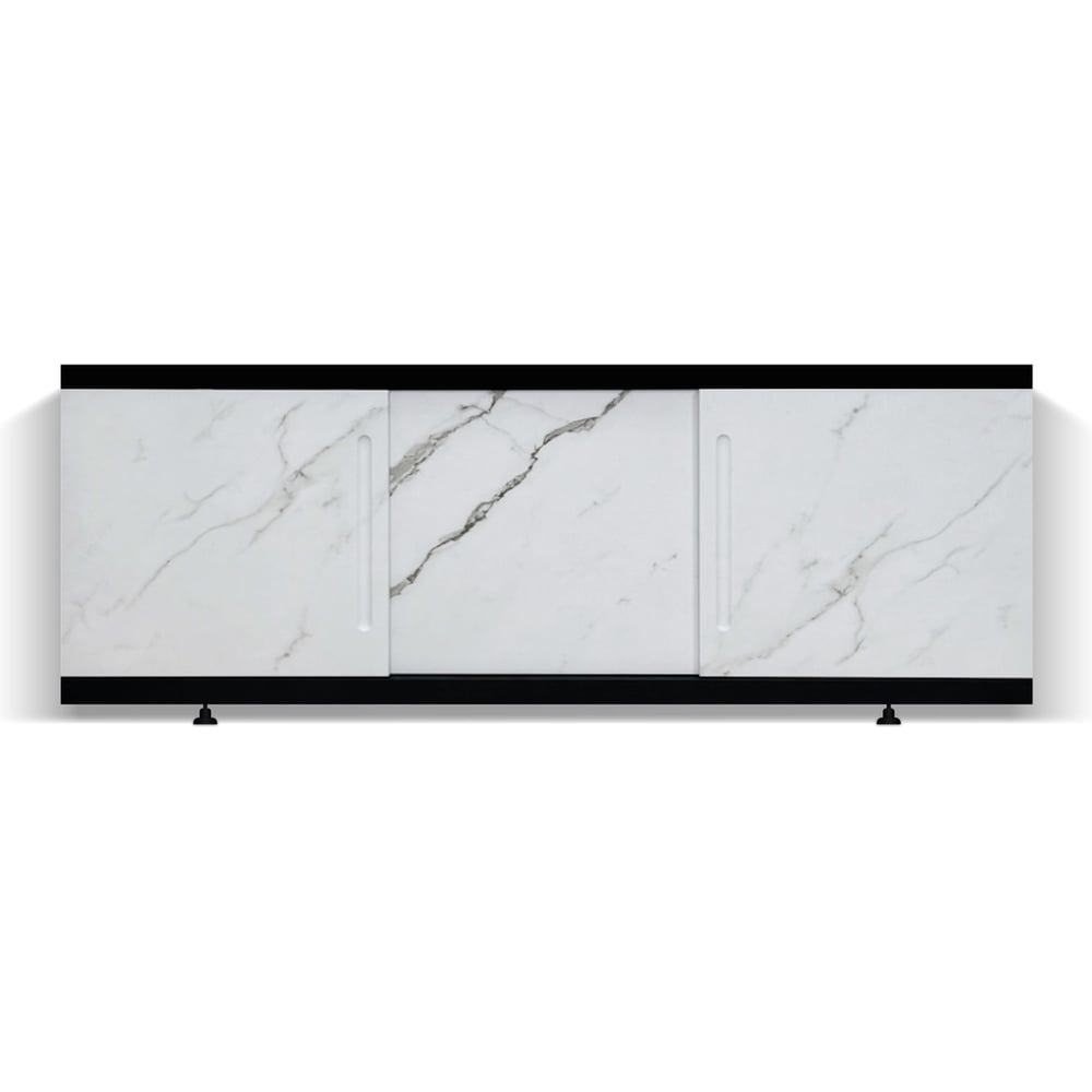 Изображение товара Экран для ванны МДФ Alavann Alt Black 1,7 белый мрамор