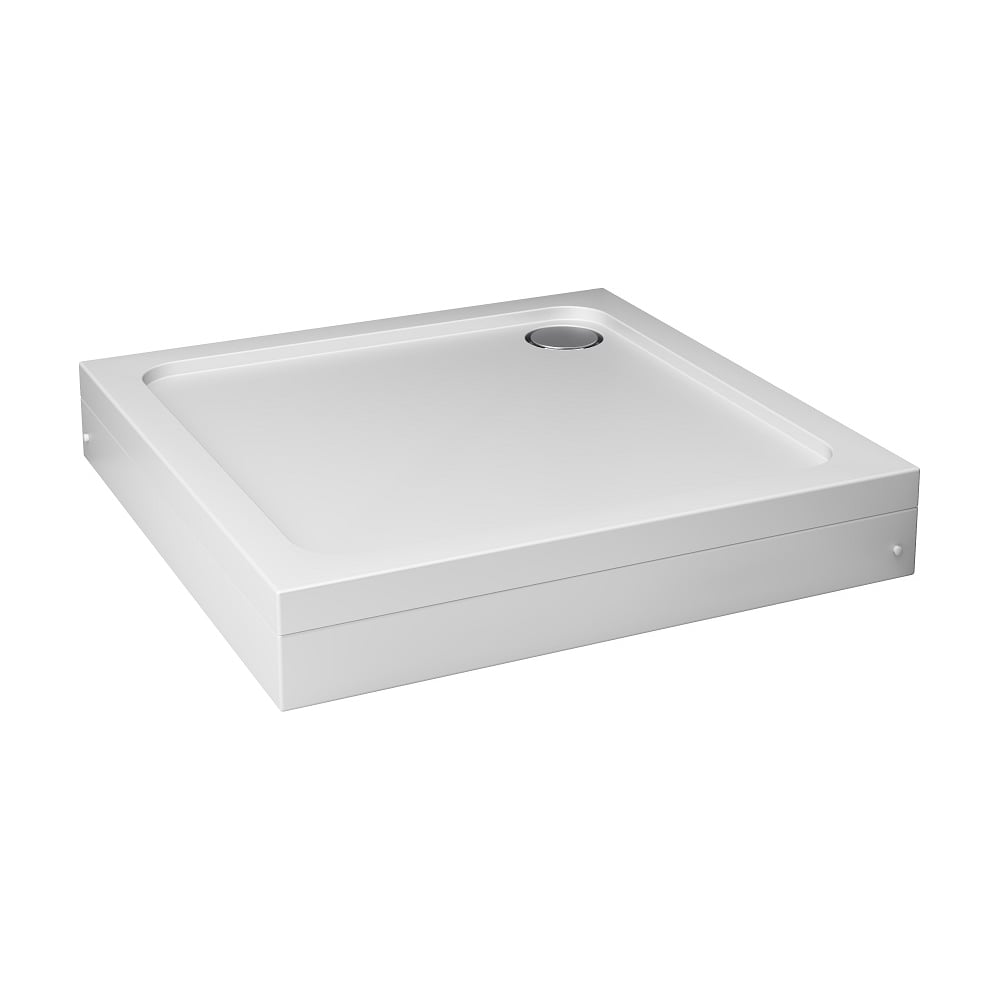 Изображение товара Душевой поддон квадратный AM.PM Gem 80х80 с сифоном, белый W90T-403-080W