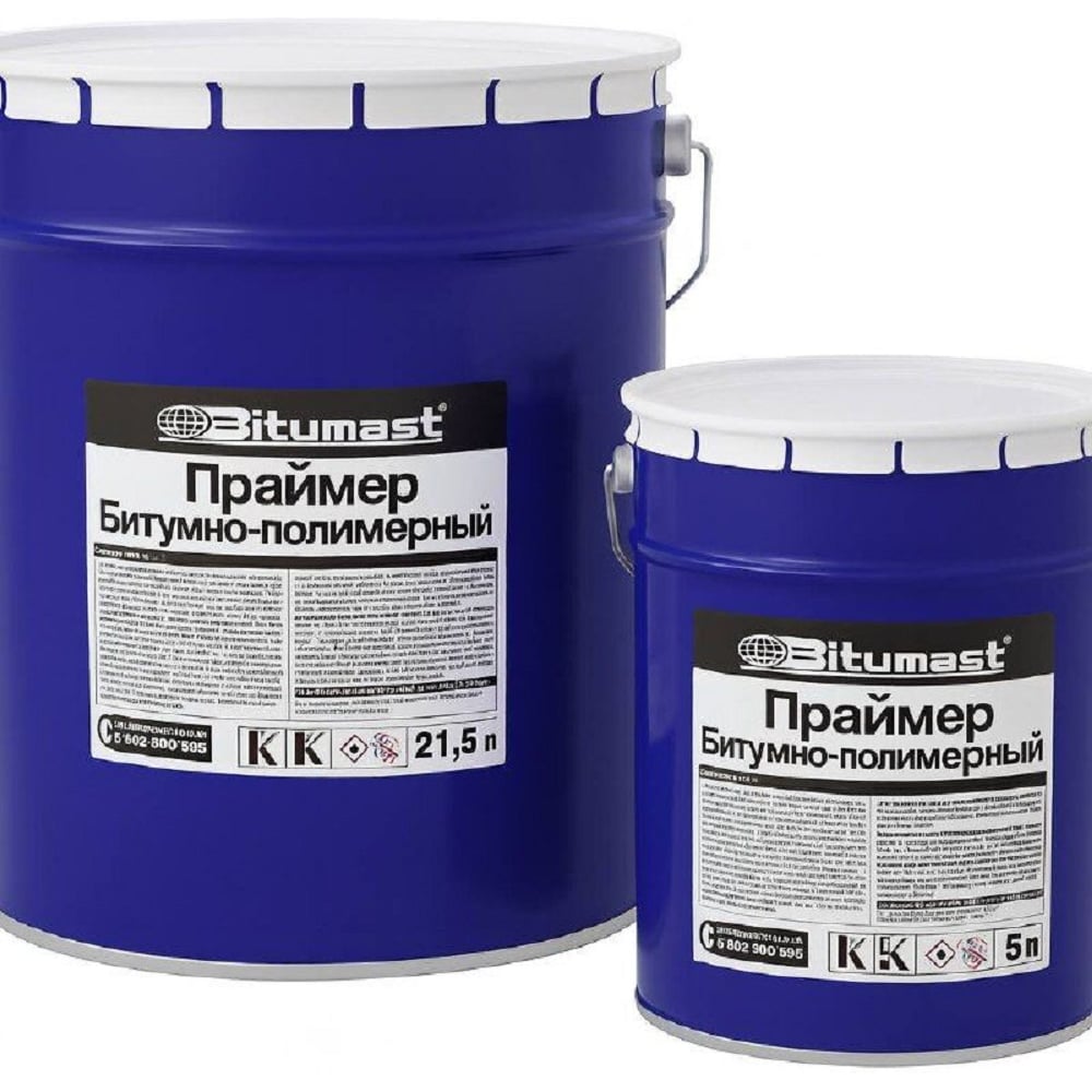 Изображение товара Праймер битумно-полимерный Bitumast 5 л / 4 кг 4607952900219