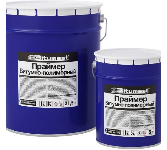 Изображение товара Праймер битумно-полимерный Bitumast 5 л / 4 кг 4607952900219