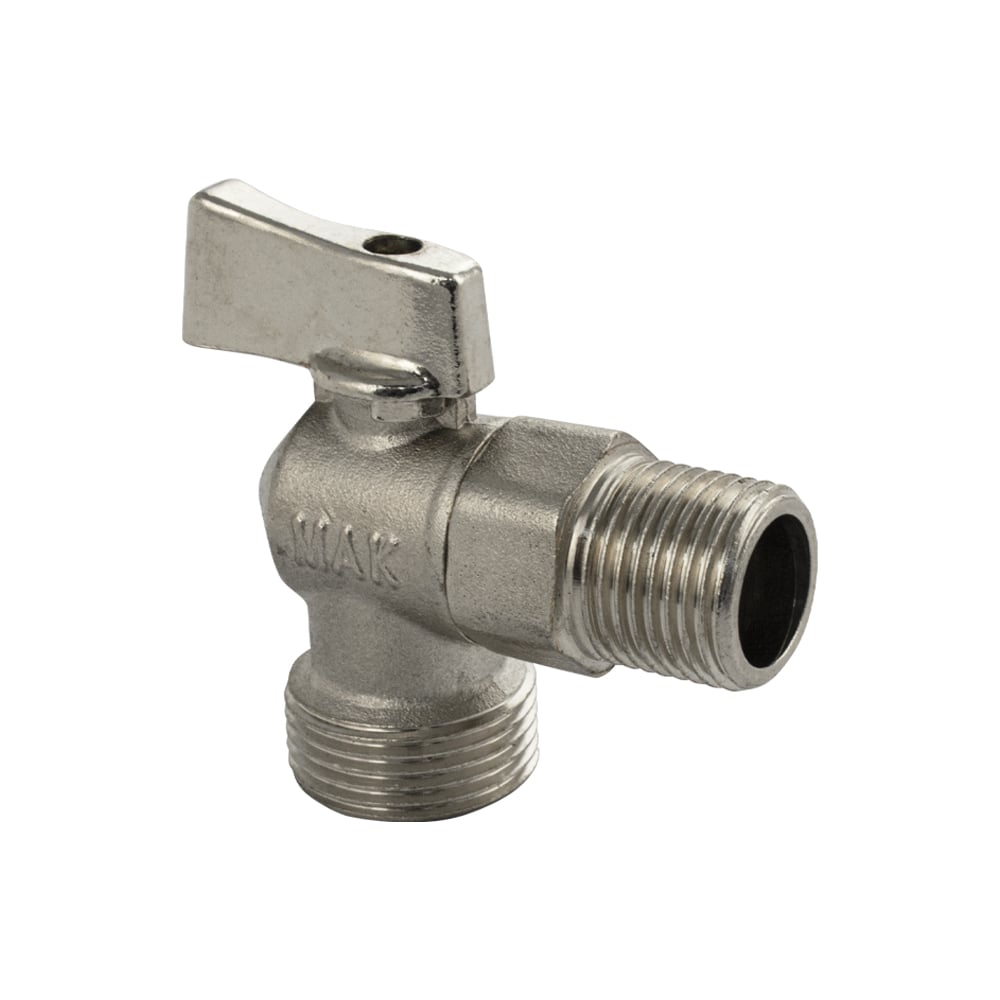 Изображение товара Кран универсальный Санакс угловой, шаровый, под ключ 1/2х3/4 0-98