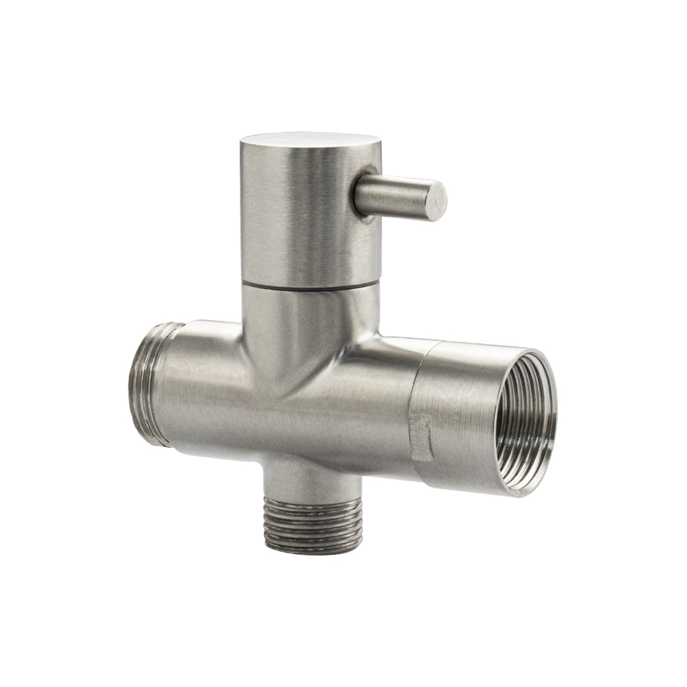 Изображение товара Дивертор к смесителю в ванную Санакс МАГНУС из нержавеющей стали, металлокерамика 7123