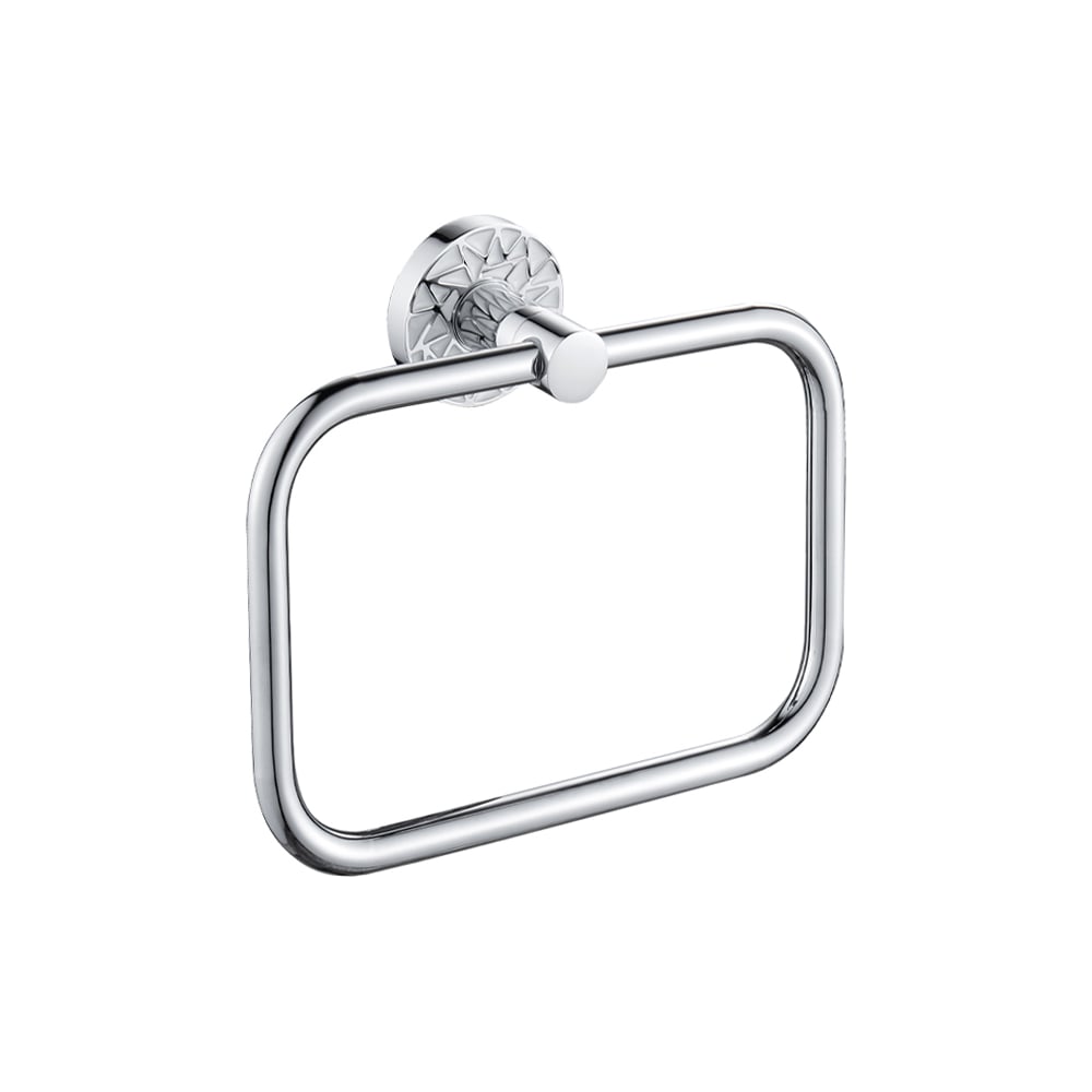 Изображение товара Держатель полотенца прямоугольный GFmark с белой мозаикой 3204