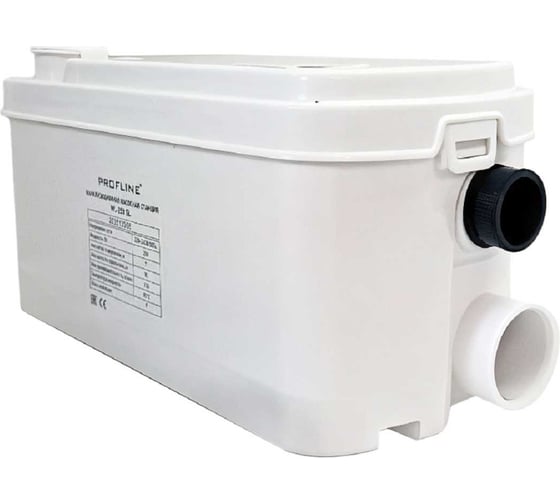 Изображение товара Канализационная насосная станция PROFLINE WL-250 SL (биде, душ, раковина, умывальник, ванна, стиральная машина) УТ-00057775