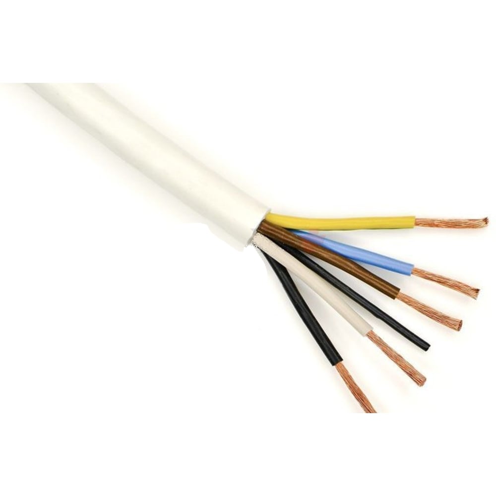 Изображение товара Электропровод ПВСнг(А)-LS 4х2,5 Медь белый 100м для внутренней электрики