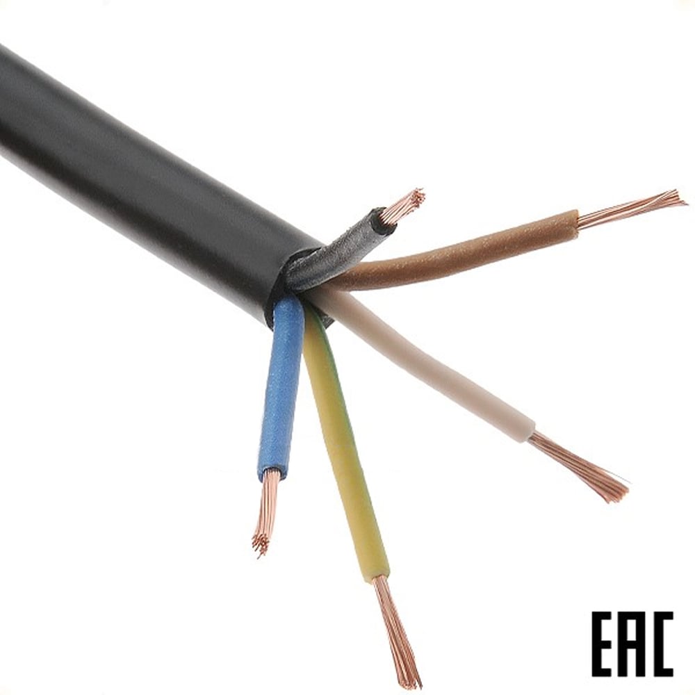 Изображение товара Электропровод MW бухта ПВСнг(А)-LS 5х6 чёрный 100 м