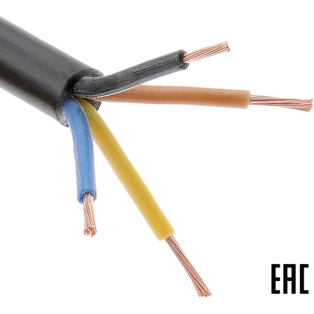 Изображение товара Электропровод MW бухта ПВСнг(А)-LS 4х1 чёрный 200 м