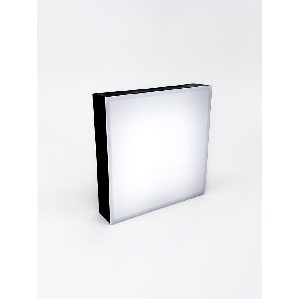 Изображение товара Светильник светодиодный накладной truEnergy квадрат 12W 4000K 720Lm 121х121мм IP20 черный/пластик 11169