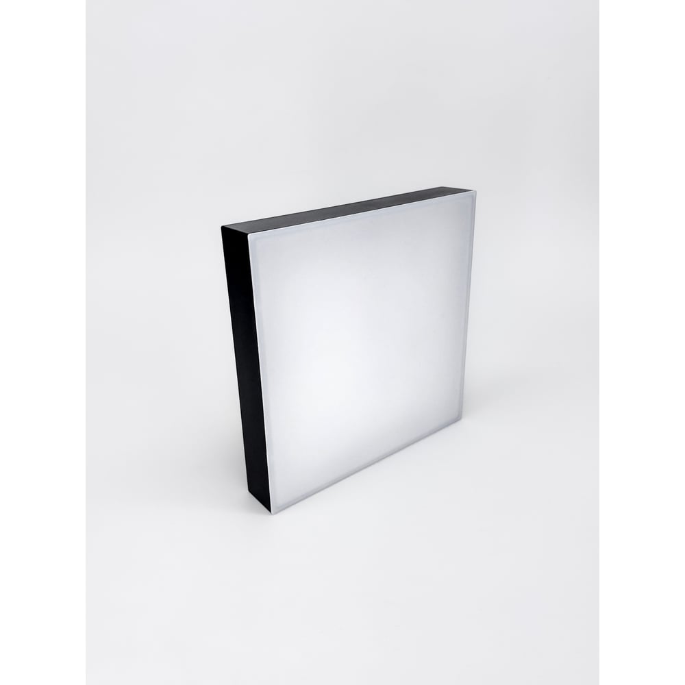 Изображение товара Светильник светодиодный накладной truEnergy квадрат 18W 4000K 1080Lm 156х156мм IP20 черный/пластик 11170