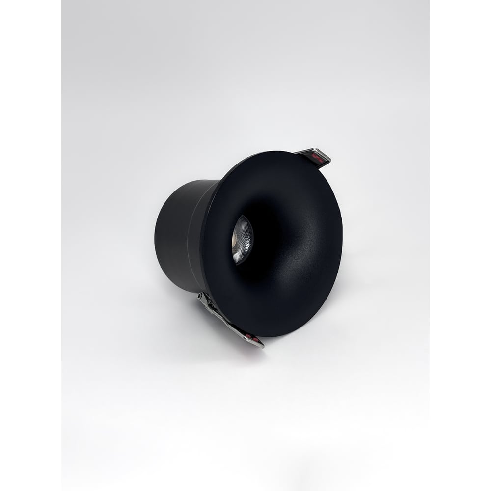 Изображение товара Светильник светодиодный встраиваемый truEnergy линза круг 7W 4000K 560Lm D85мм IP20 черный/алюминий 10567