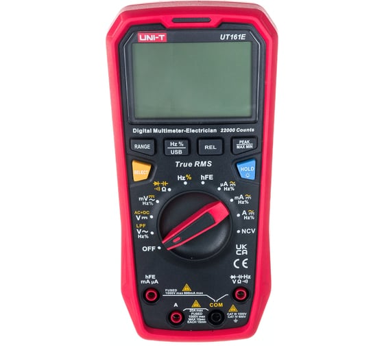 Изображение товара Цифровой мультиметр с функцией True RMS UNI-T UT161E 00-00007287