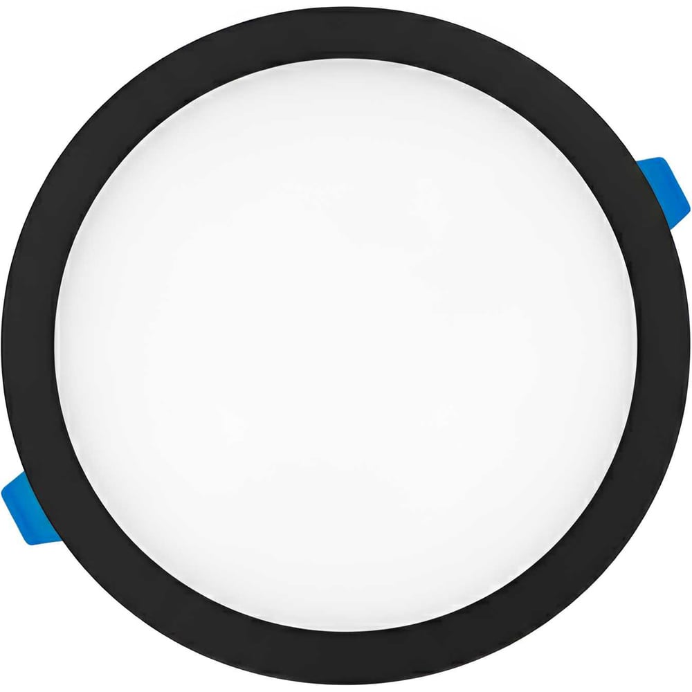 Изображение товара Светильник светодиодный truEnergy со встроенным драйвером круг 12W 4000K 1080Lm D130мм черный пластик 10726