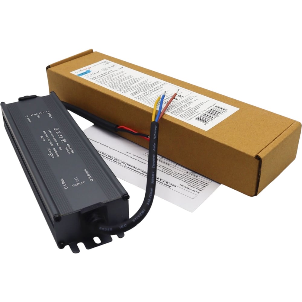Изображение товара Блок питания для светодиодных лент truEnergy 12V 150W IP68 алюминий