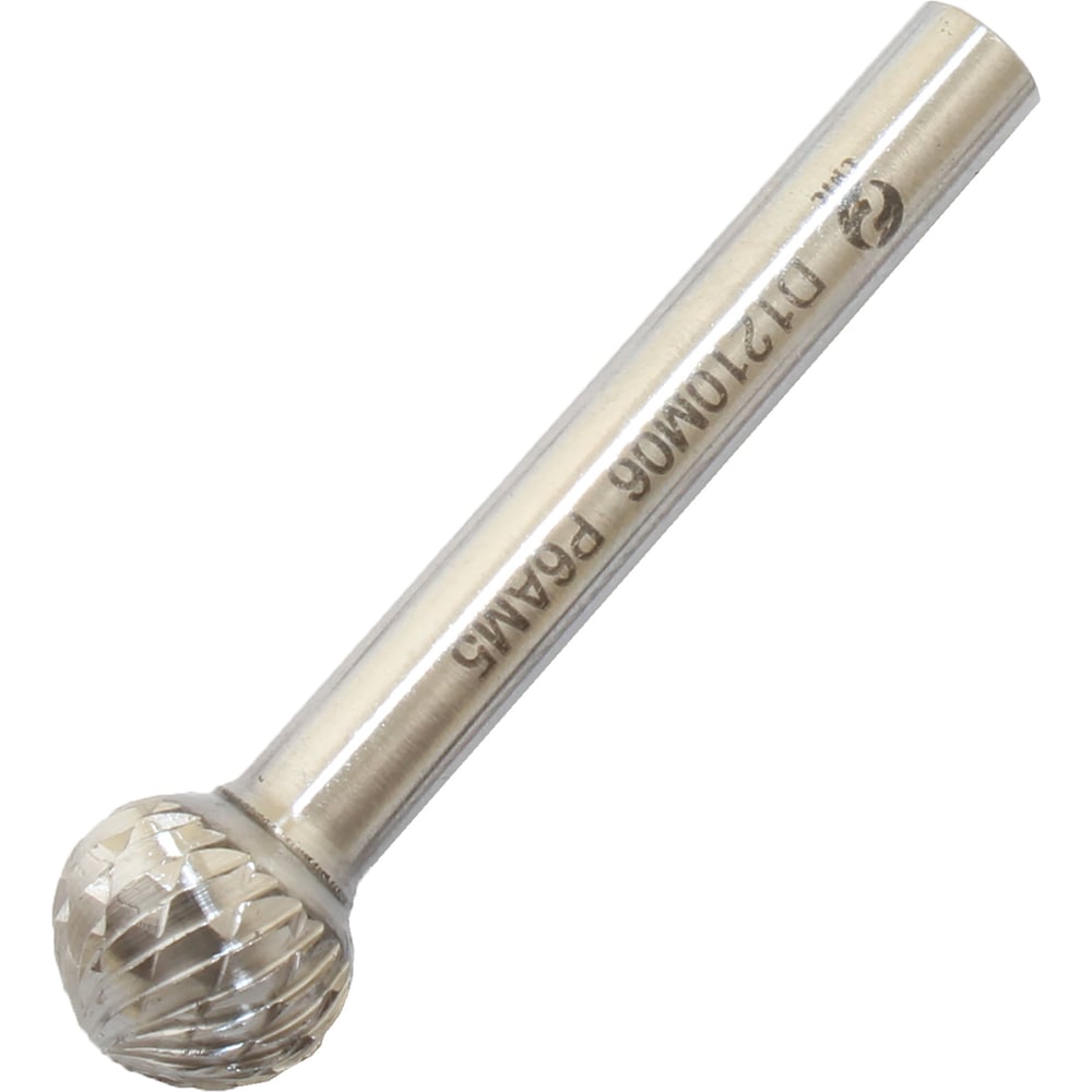 Изображение товара Борфреза сферическая CNIC d12х10х6х65 Р6М5 Х-образн. насечка D12 10М06 76626