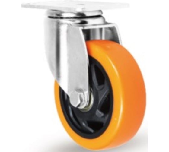 Изображение товара Колесная опора поворотная Inford с панелью крепления Inford C21 YPBJ 125S