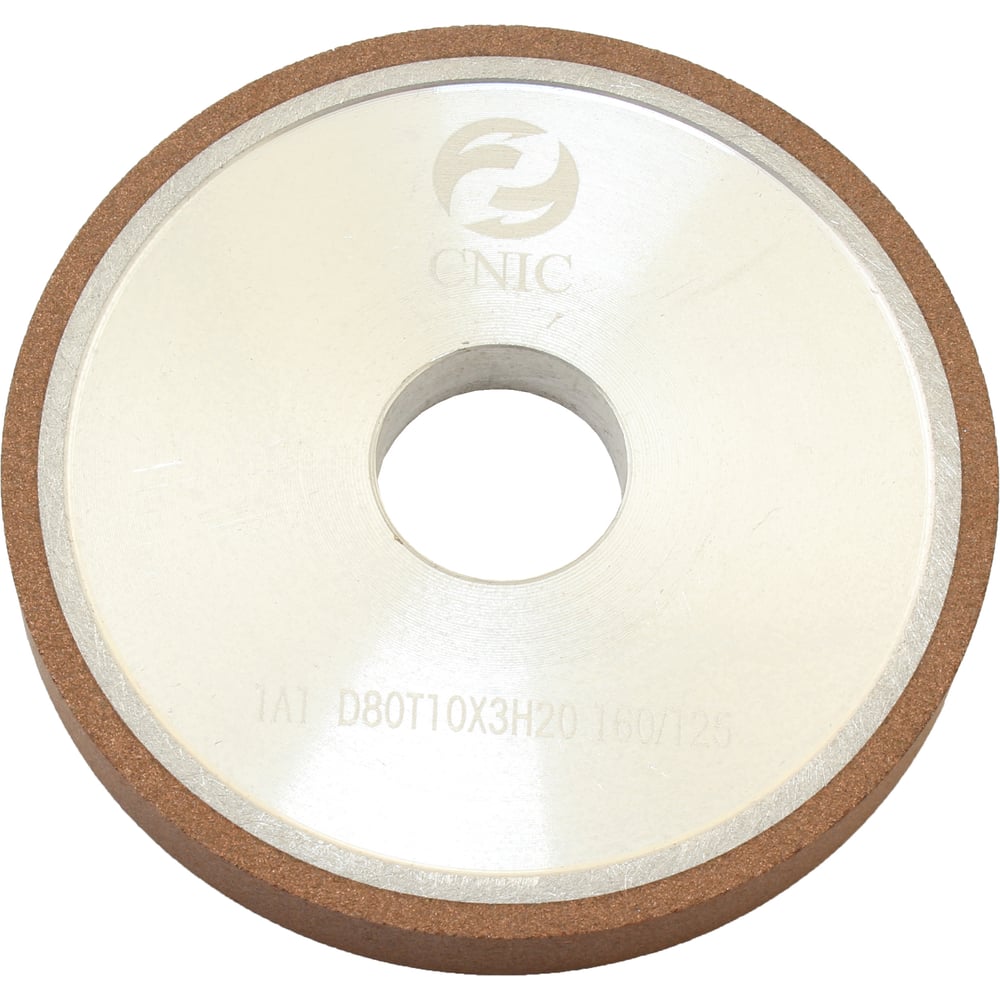 Изображение товара Круг алмазный CNIC 1А1плоский прямого профиля 80х10х3х20 SSD-2АС4 160/125