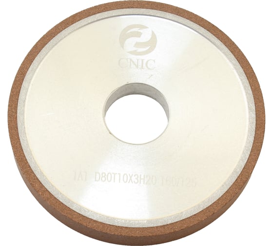 Изображение товара Круг алмазный CNIC 1А1плоский прямого профиля 80х10х3х20 SSD-2АС4 160/125 100 В2-01 32,0 кар. 76628