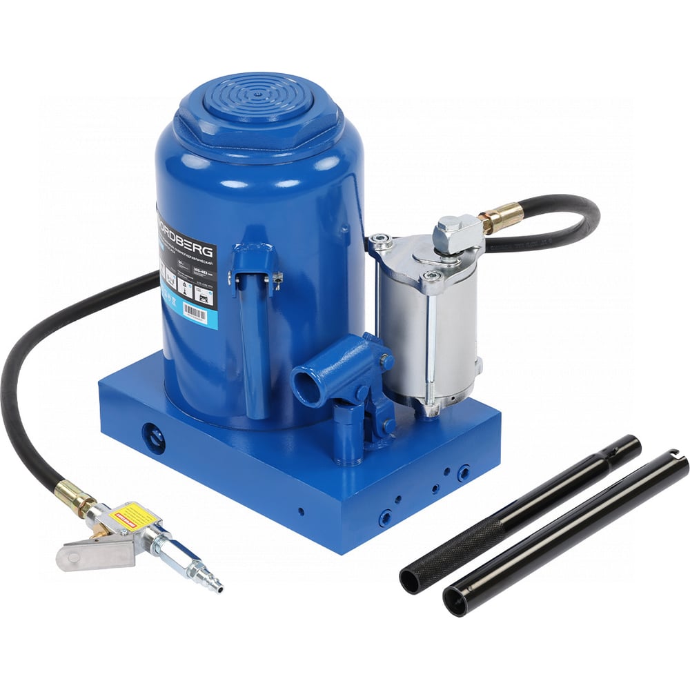 Изображение товара Домкрат бутылочный NORDBERG пневмогидравлический 50 т, N31350