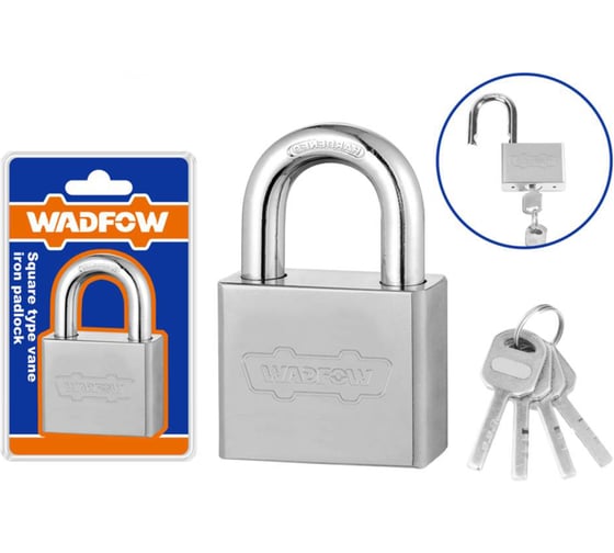 Изображение товара Замок навесной WADFOW 60 мм 6/36 WPDS460