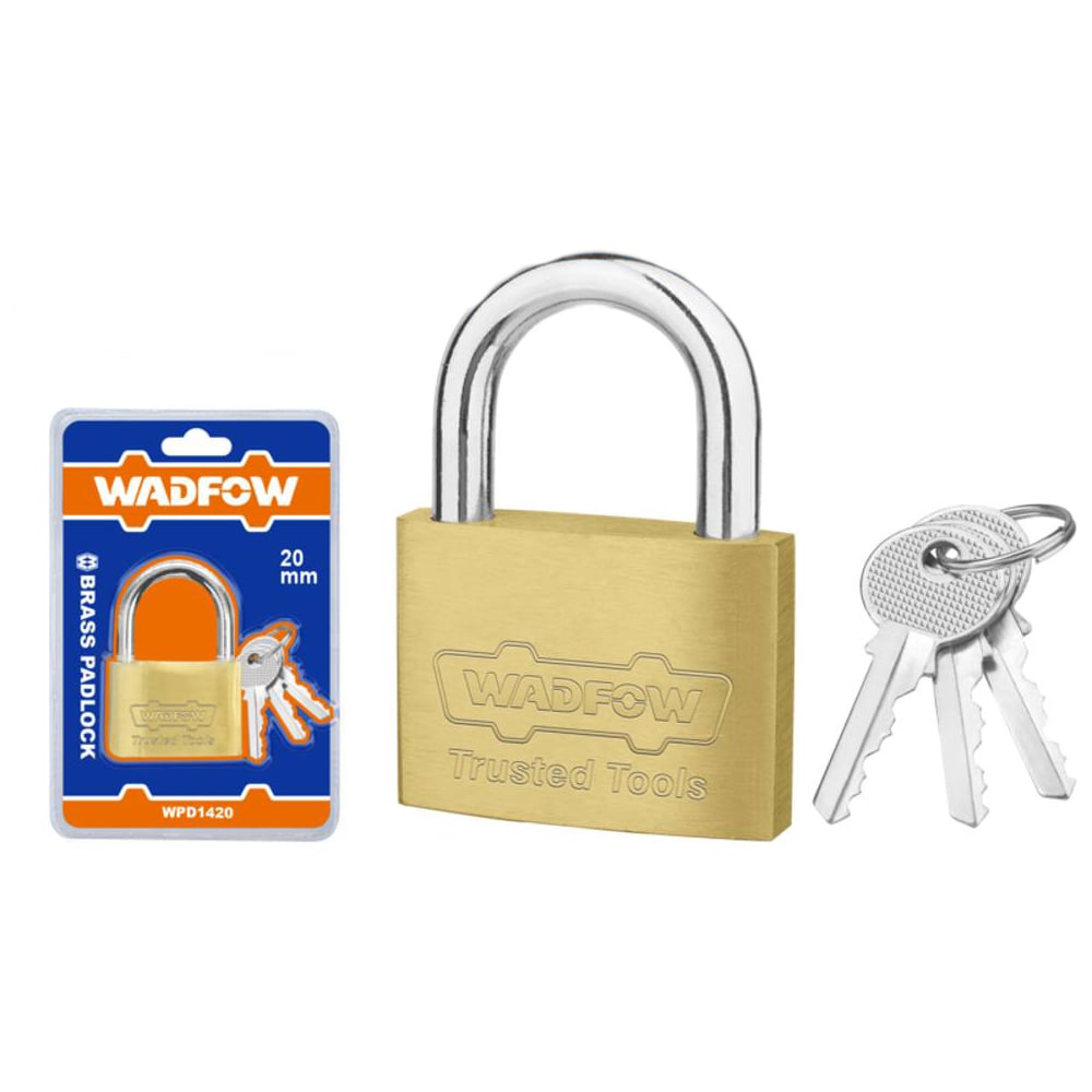 Изображение товара Замок навесной WADFOW латунный 20 мм 6/72 WPD1420