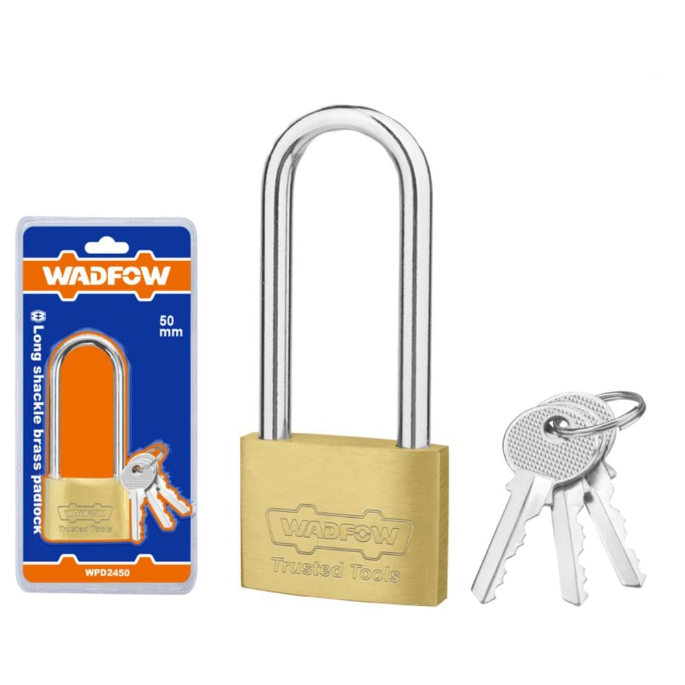 Изображение товара Замок навесной WADFOW латунный 50 мм 6/36 WPD2450