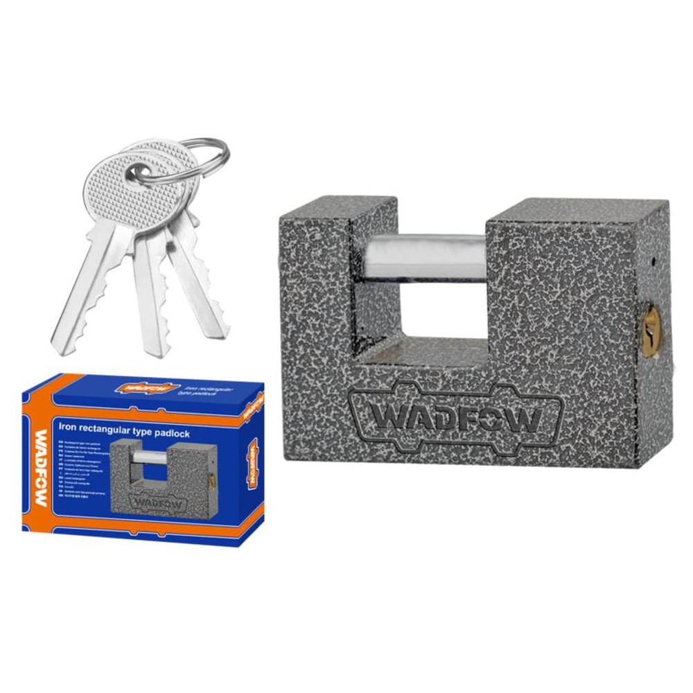 Изображение товара Навесной замок WADFOW 80 мм 6/36 — надежная защита для дома и участка