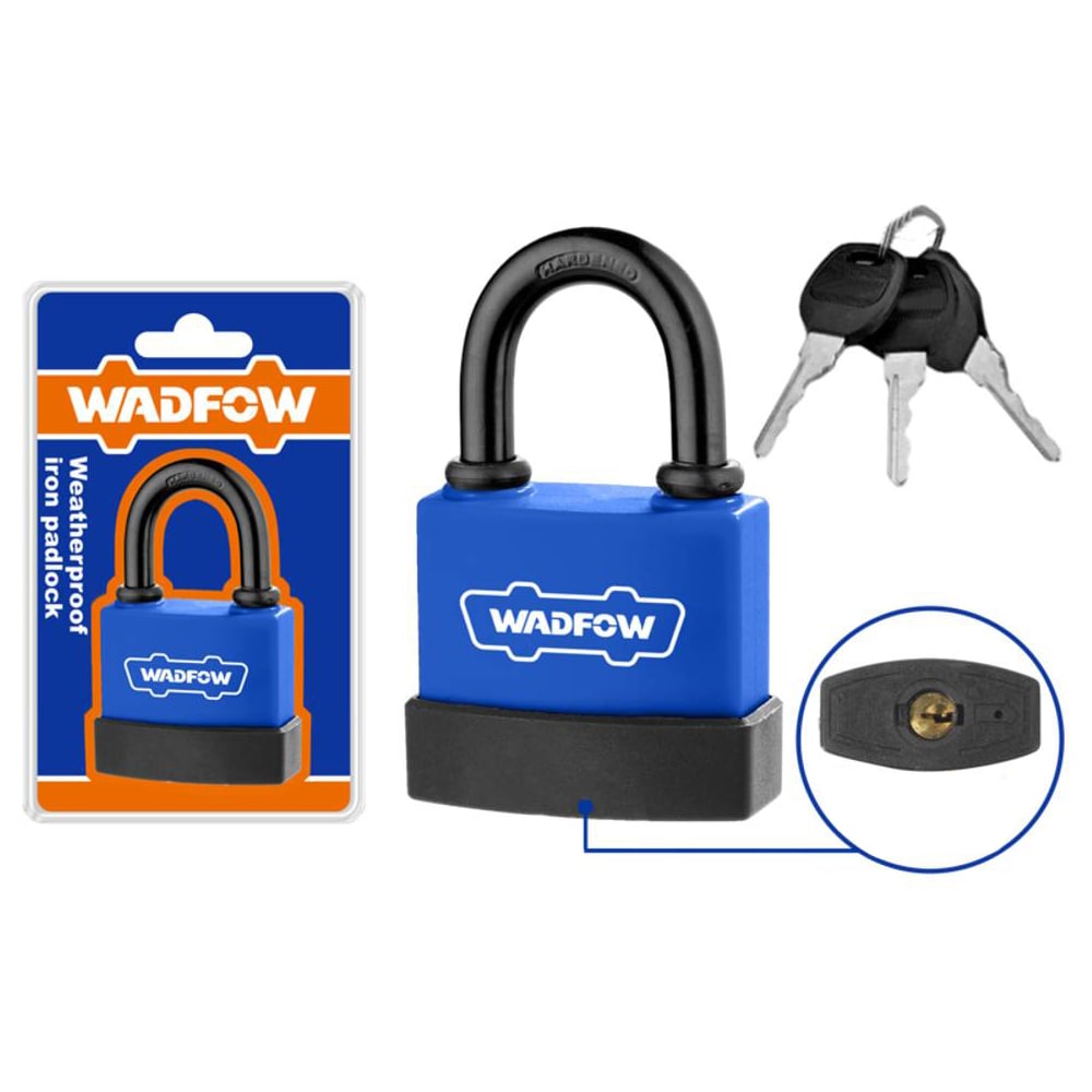Изображение товара Замок навесной WADFOW всепогодный 70 мм 6/36 WPD9470