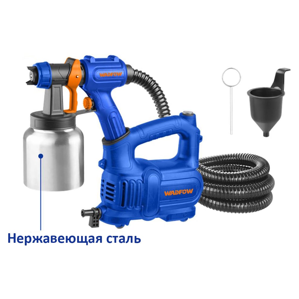 Изображение товара Краскораспылитель WADFOW 550 Вт, 800 мл 4 WEG2A51