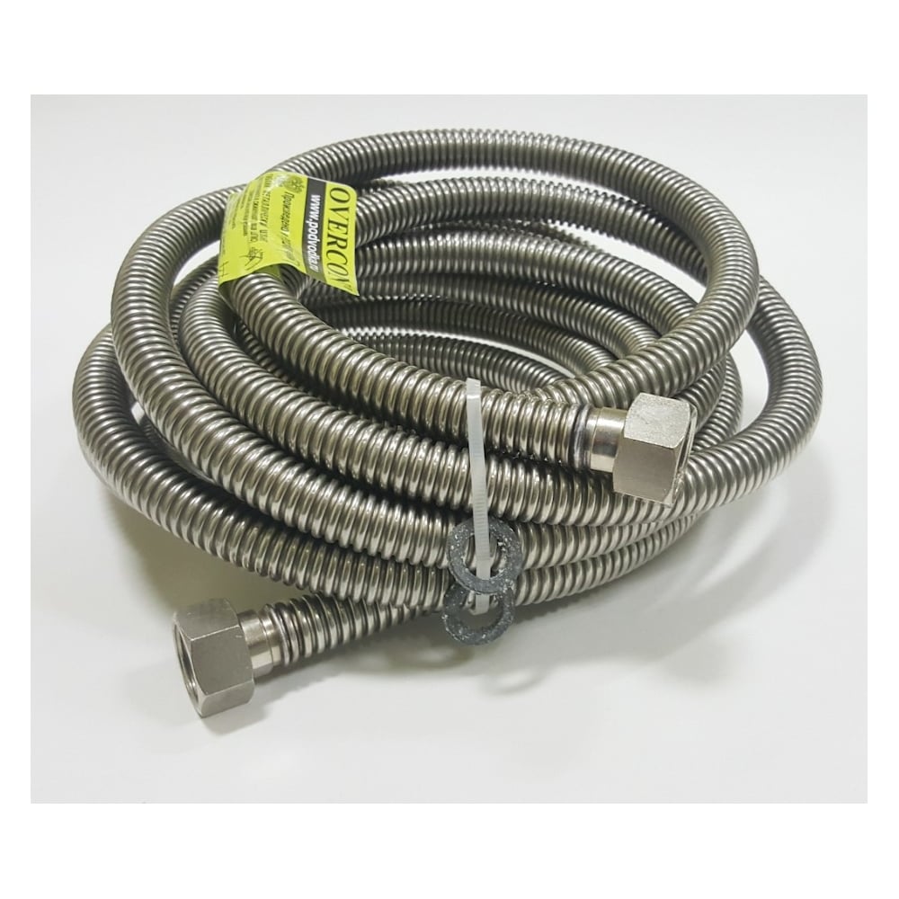 Изображение товара Сильфонный шланг OVERCON CS 1/2 Г-Ш 4,5м для водопровода