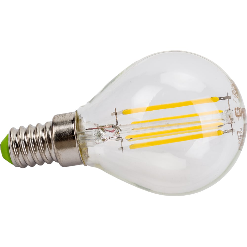 Изображение товара Лампа ОНЛАЙТ G45 E14 8 Вт 4000 К шар прозрачная для общего освещения