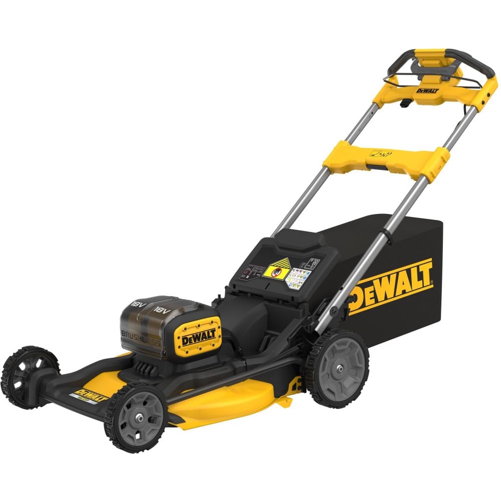 Изображение товара Газонокосилка DEWALT DCMWSP156W2 с двумя аккумуляторами 18 В и мульчированием