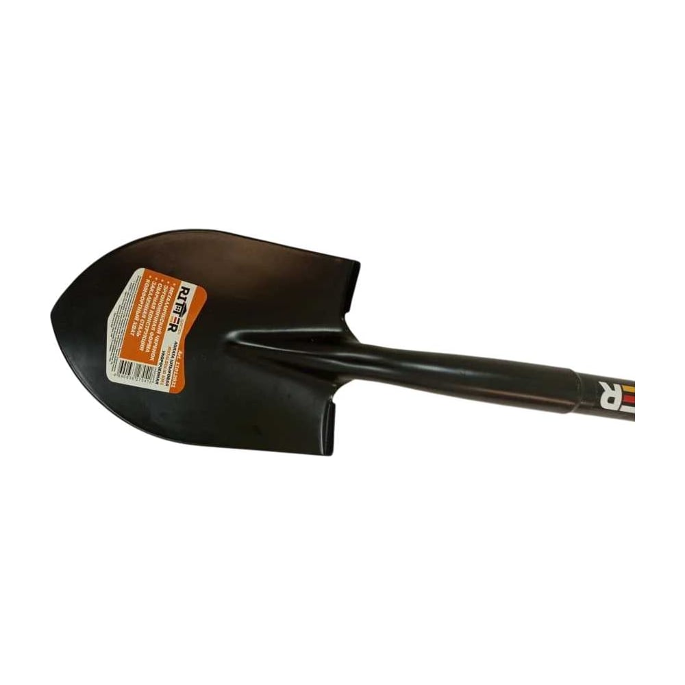 Изображение товара Лопата штыковая RITTER Garden MetalSolidUM1 (укороченная, стальной черенок, сварное соединение, ручка ABS пластик) 11012031