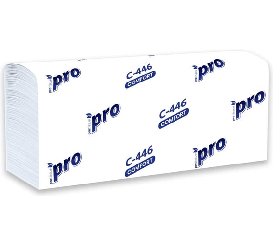 Изображение товара Полотенца Protissue Z сл. 1 слой 24х22,5см, 200 листов, 25 г С-446