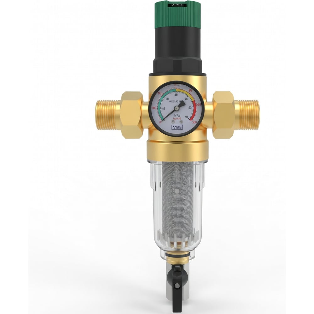 Изображение товара Фильтр с редуктором для холодной воды ХК (ХВС) 3/4 DN20 100 мкм FK06-3/4C