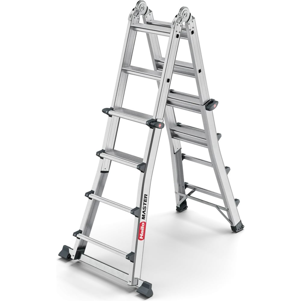 Стремянка телескопическая Hailo M100 4x5 ступени 7540407