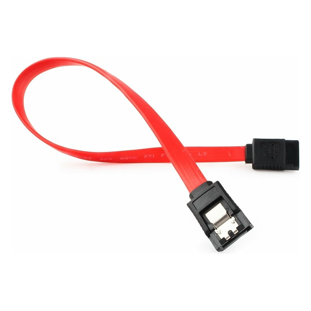 Изображение товара Интерфейсный кабель SATAIII 30 см с защитой IP20 Cablexpert CC-SATAM-DATA-0.3M