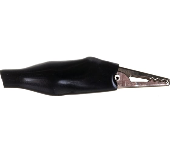 Изображение товара Зажим ОНЛАЙТ OAC-5A-40-B25 крокодил черный 5А упаковка 25шт 80871