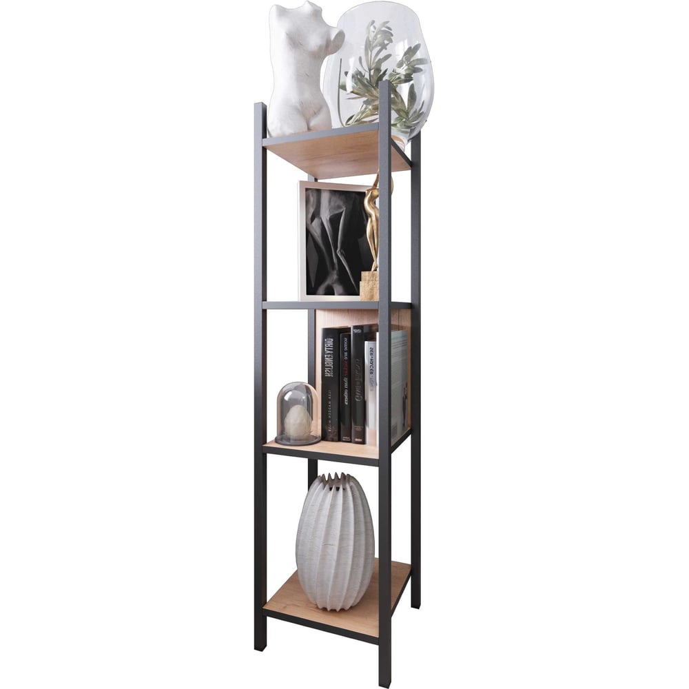 Изображение товара Стеллаж Альянс мебель Лофт 300х290х1180, Дуб крафт золотой 857785