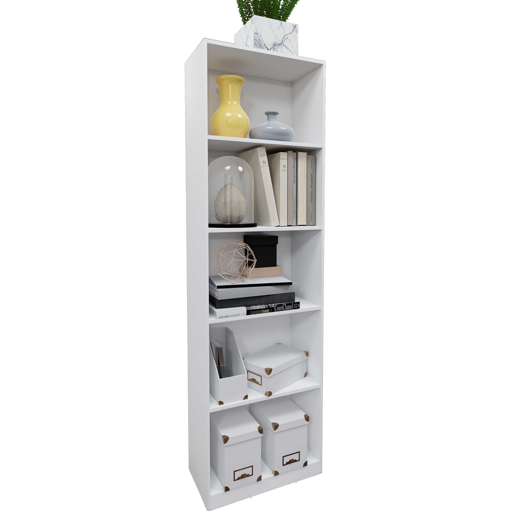 Изображение товара Стеллаж высокий Альянс мебель 500х250х1700, белый 853718