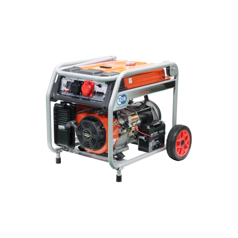 Изображение товара Генератор бензиновый TOR KM11000HE 8кВт 220В/380В с электростартером 1045859