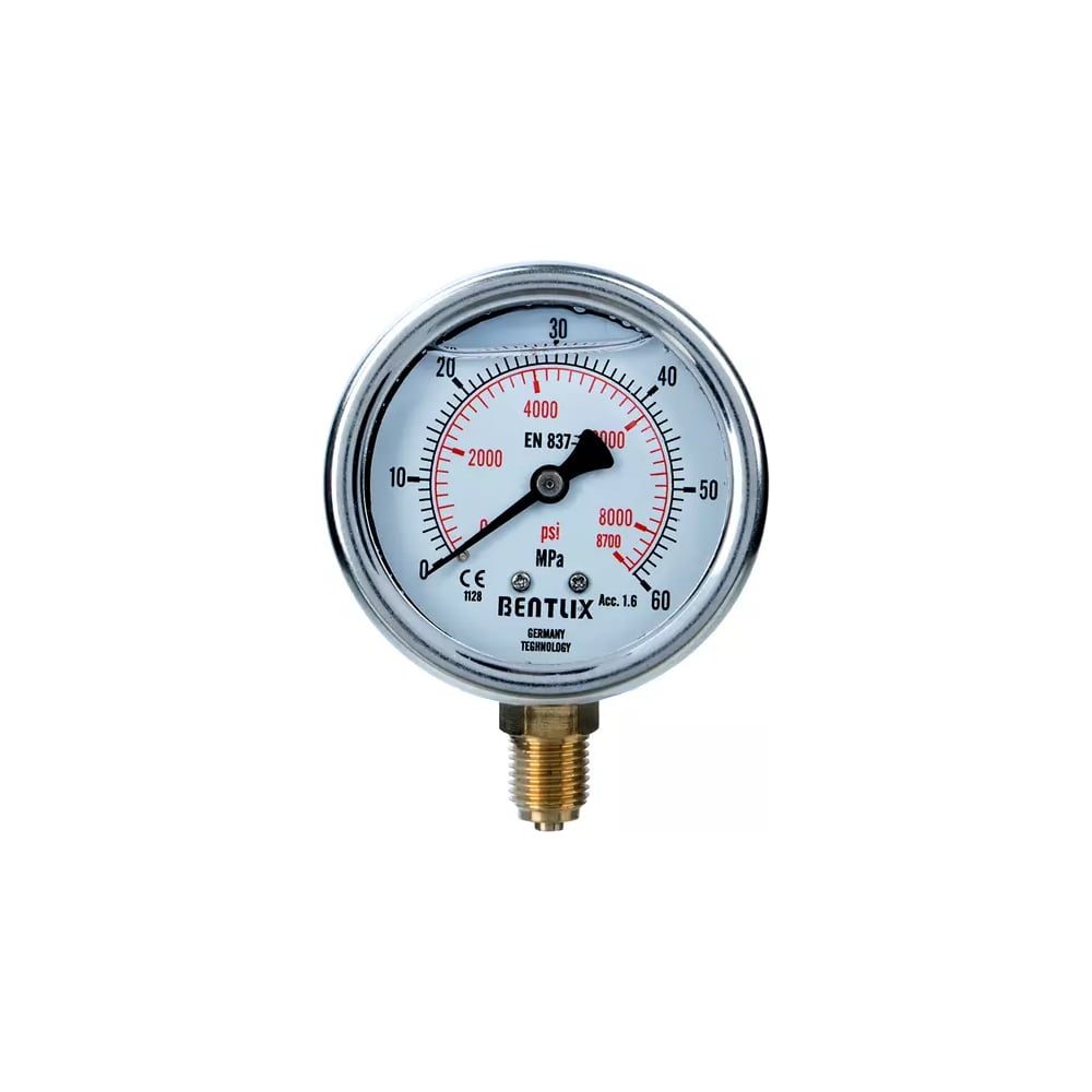 Изображение товара Манометр гидравлический глицериновый GARWIN 0-600 атм, 63 мм, G1/4, для наборов серии A85 A85650-600