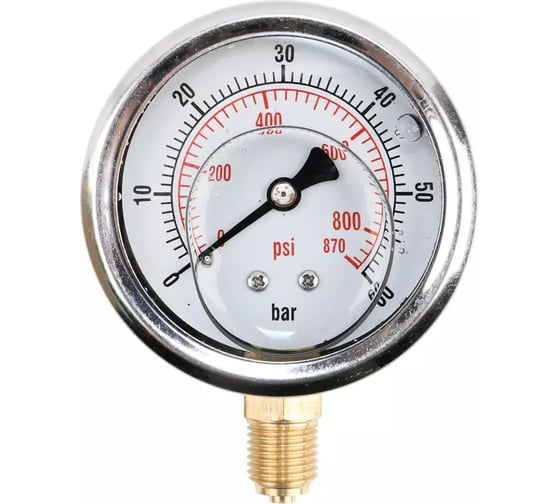 Изображение товара Манометр гидравлический GARWIN 0-60 атм, 63 мм, G1/4 глицериновый, для наборов серии A85 A85650-60