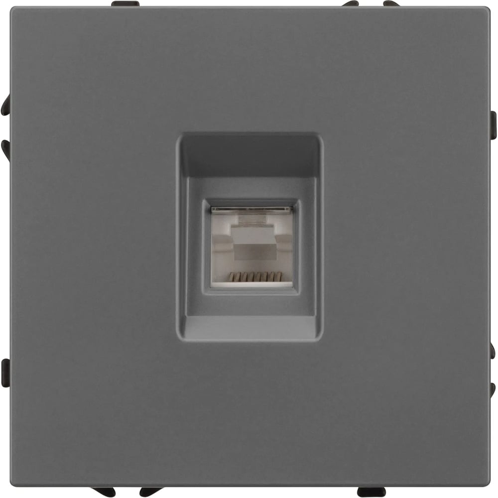 Механизм телефонной розетки Arlight SCT-NOBE-MTL1-SFPL-GR 1шт 054303