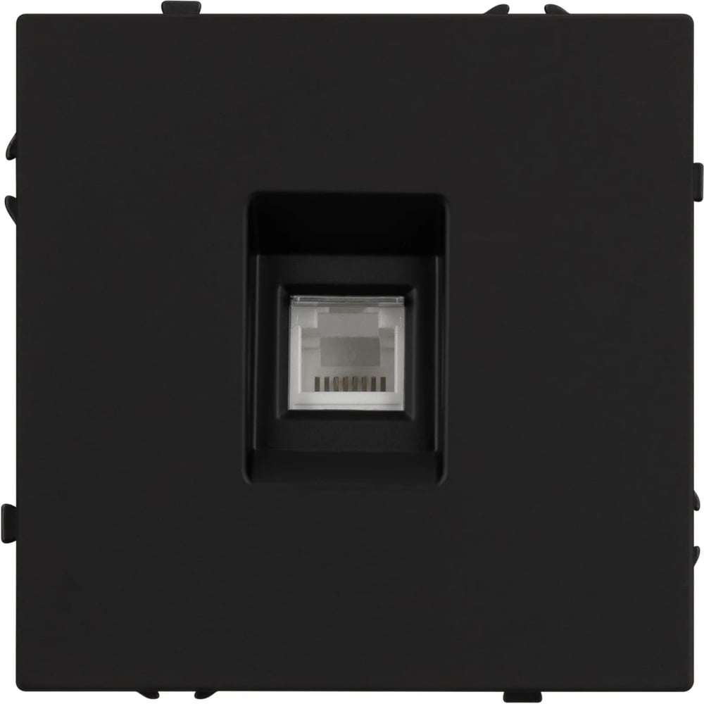 Механизм телефонной розетки Arlight SCT-NOBE-MTL1-SFPL-BK 1шт 054301