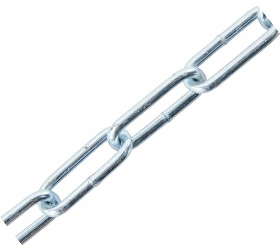 Изображение товара Цепь Крепстор 5мм длинное звено, 20м 4665317065652