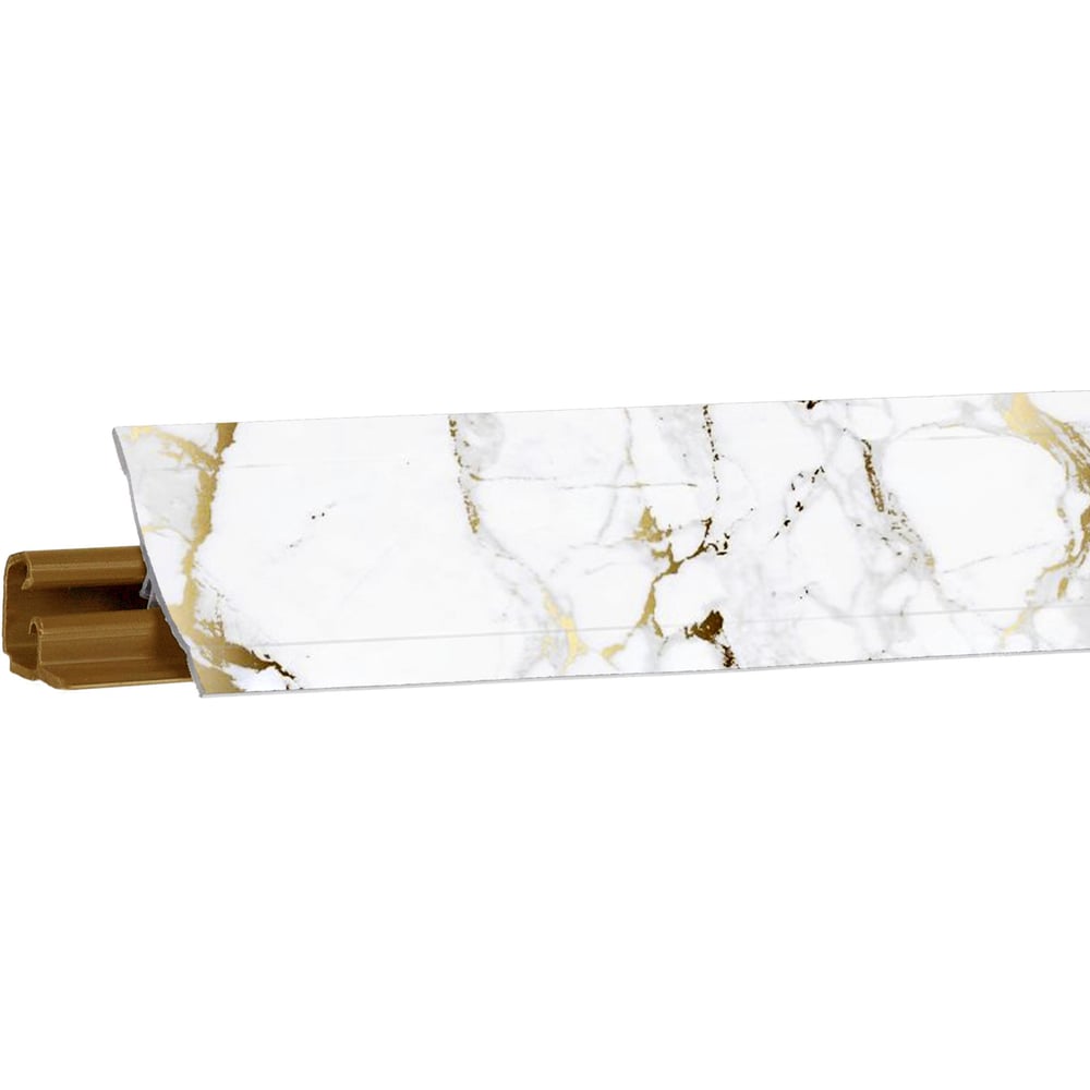 Изображение товара Плинтус KORNER LB 231 Мрамор золотой 3, 0 м - стильное решение для интерьера