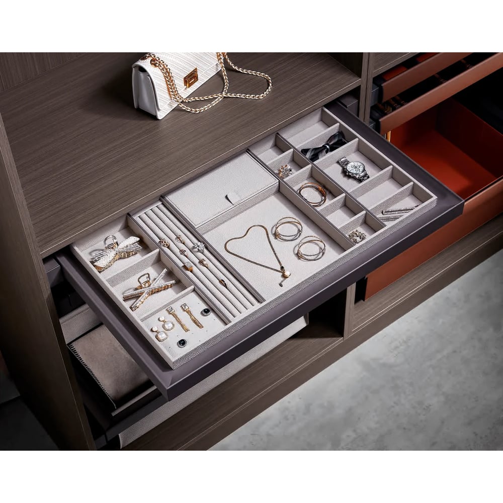 Изображение товара Органайзер для хранение аксессуаров Mebax Elaine series, выдвижной фасад, 600 мм, серый 81506000 00-00003551