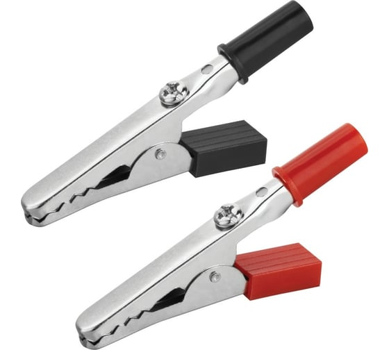 Изображение товара Зажим ОНЛАЙТ OAC-5A-55-H2 крокодил 5А упаковка 2шт 80855