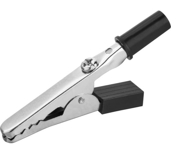 Изображение товара Зажим ОНЛАЙТ OAC-5A-55-B25 крокодил черный 5А упаковка 25шт 80853