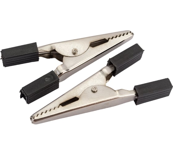 Изображение товара Зажим ОНЛАЙТ OAC-5A-52-B25 крокодил черный 5А упаковка 25шт 80850